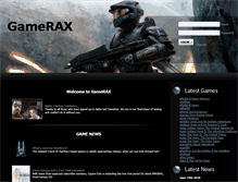 Tablet Screenshot of gamerax.com